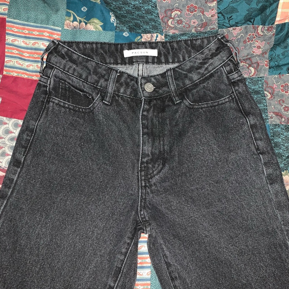pacsun black mom jeans